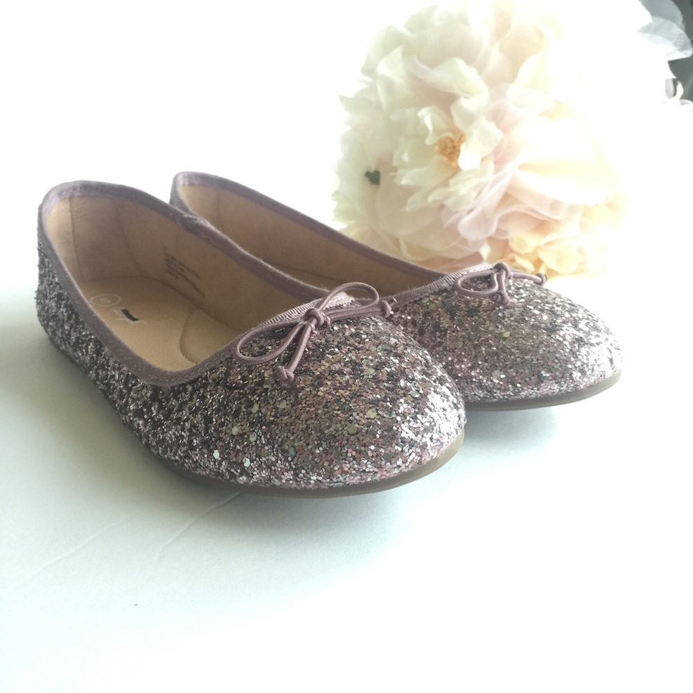 Super cute sparkly Cat and Jack flats size 5